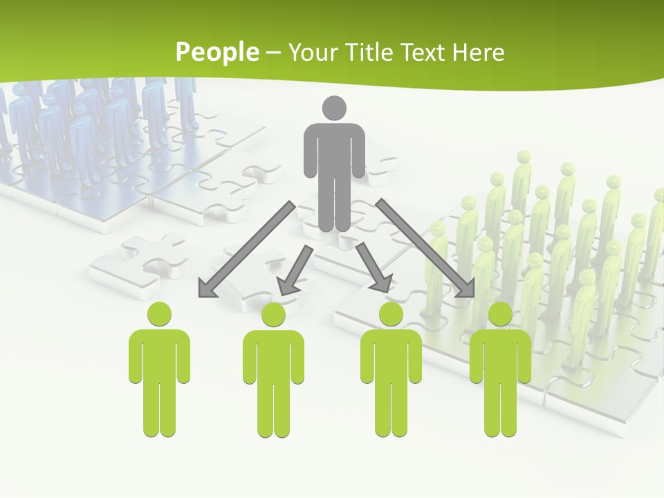 Threedimensional Shape Built Structure People PowerPoint Template