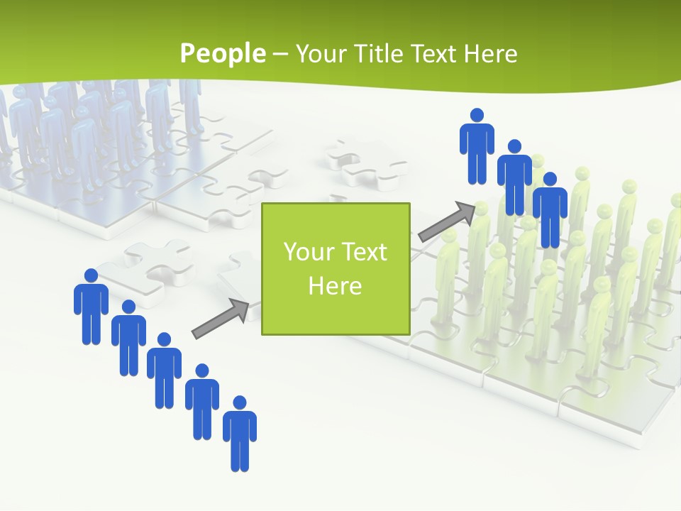 Threedimensional Shape Built Structure People PowerPoint Template