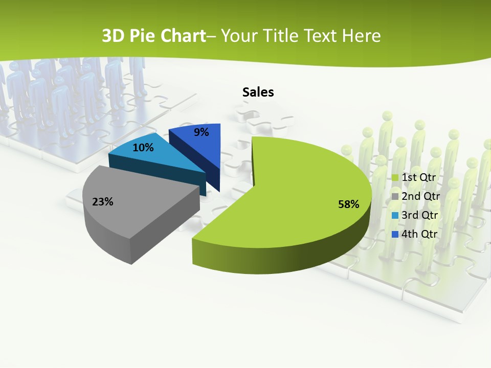 Threedimensional Shape Built Structure People PowerPoint Template