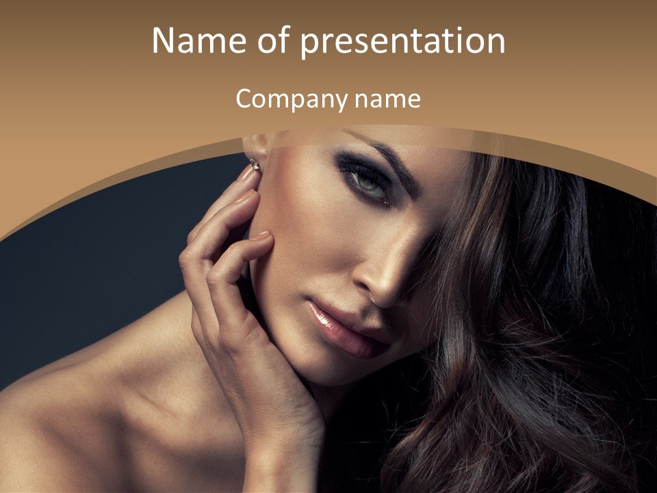 Styling Cosmetic Salon PowerPoint Template