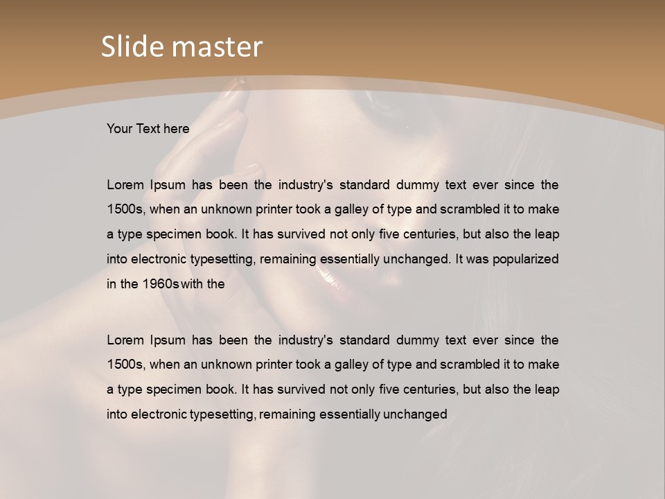 Styling Cosmetic Salon PowerPoint Template