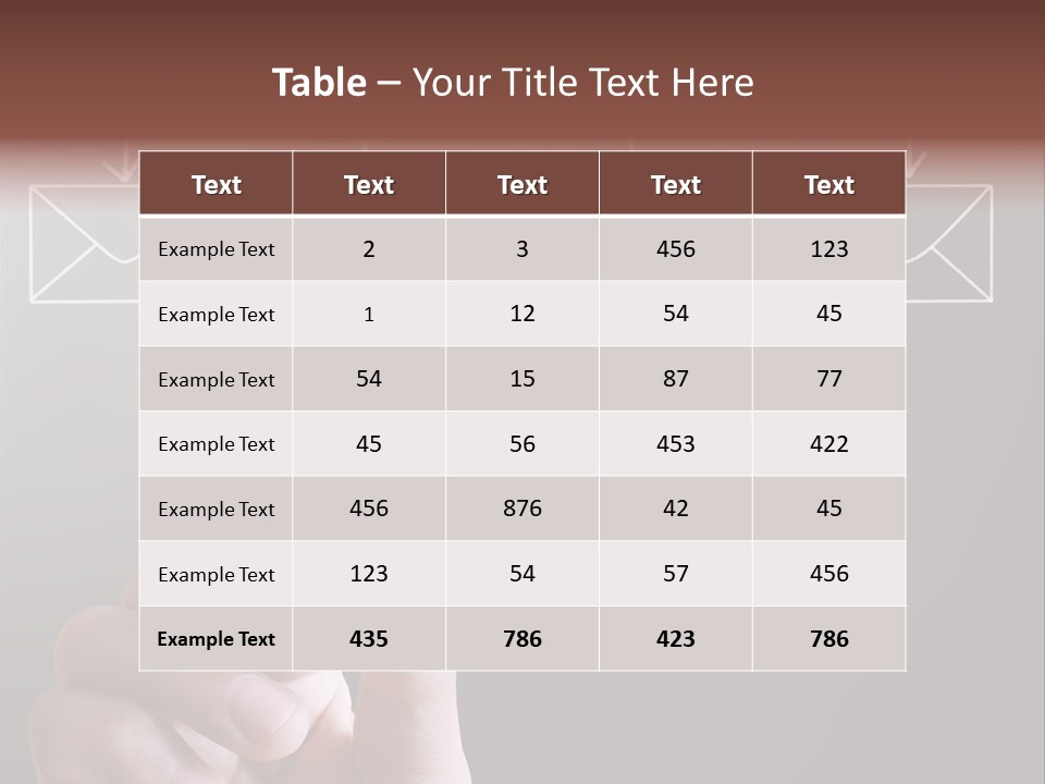 Spam Concept Isolated PowerPoint Template