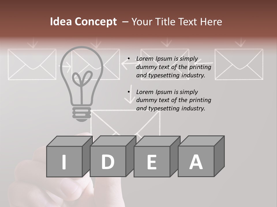Spam Concept Isolated PowerPoint Template