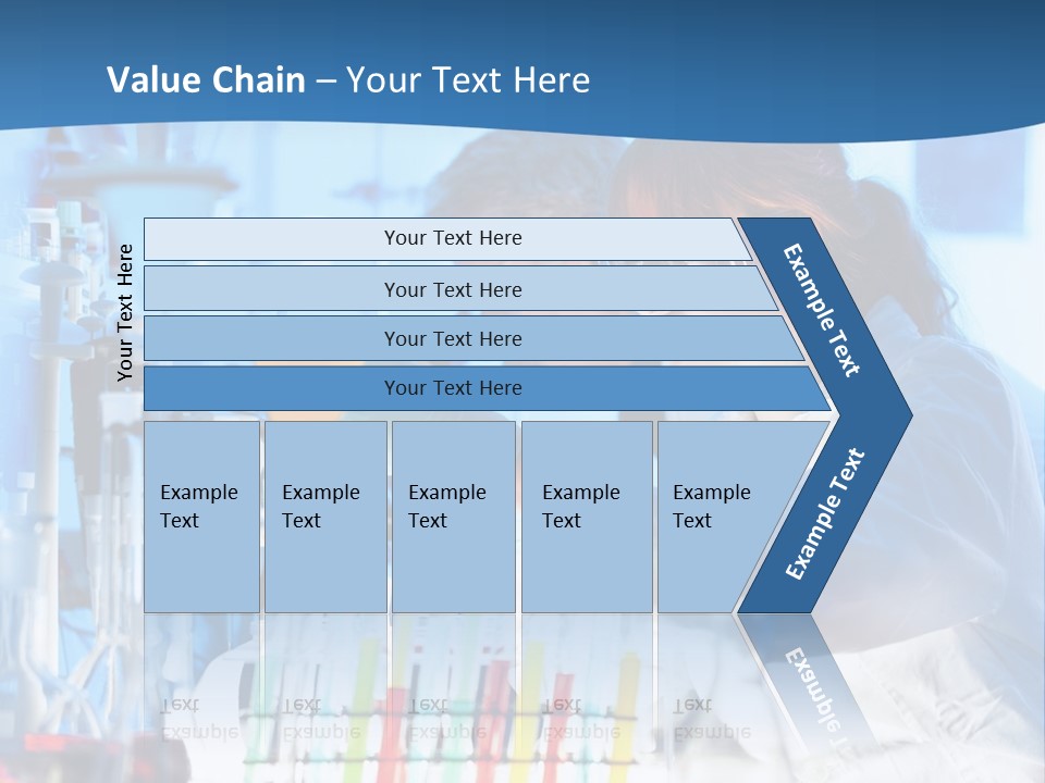 A Couple Of People In A Lab Doing Something PowerPoint Template