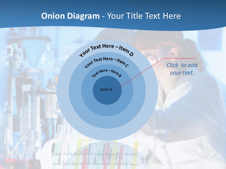 A Couple Of People In A Lab Doing Something PowerPoint Template