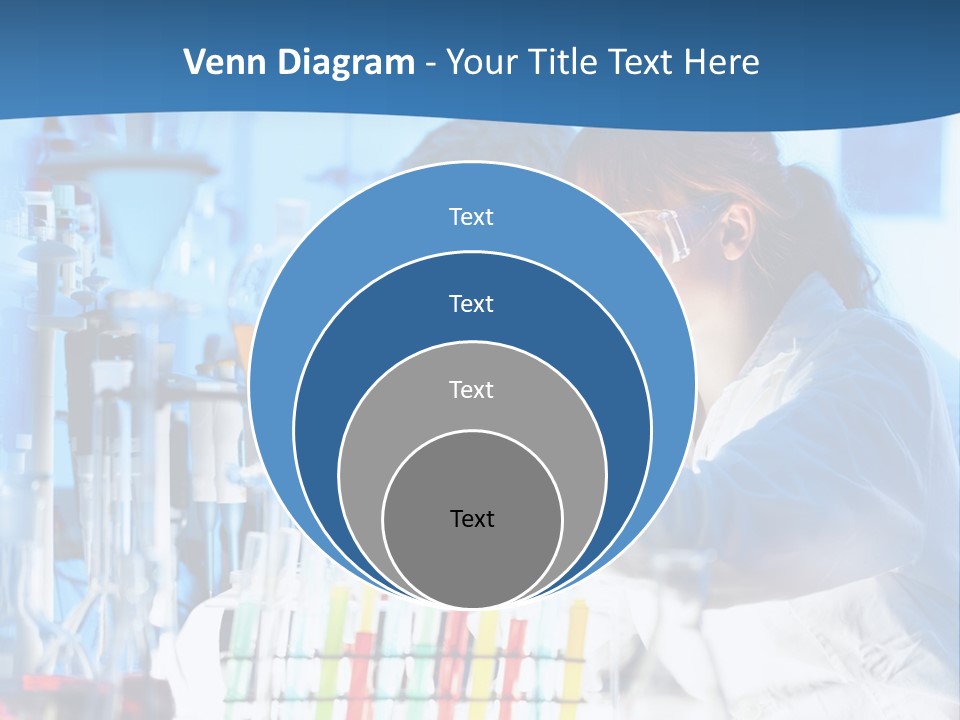 A Couple Of People In A Lab Doing Something PowerPoint Template
