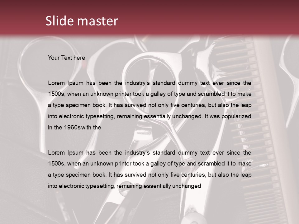 Fashion Professional Beauty PowerPoint Template