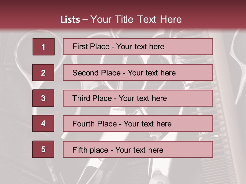 Fashion Professional Beauty PowerPoint Template
