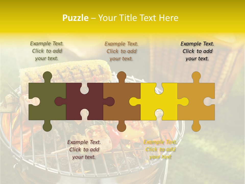 Beef Garden Cooking PowerPoint Template