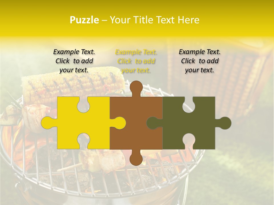 Beef Garden Cooking PowerPoint Template