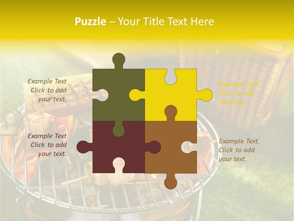 Beef Garden Cooking PowerPoint Template