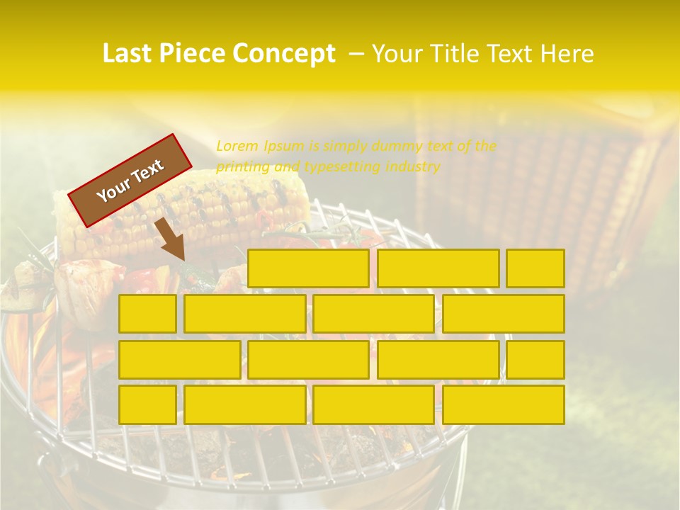 Beef Garden Cooking PowerPoint Template