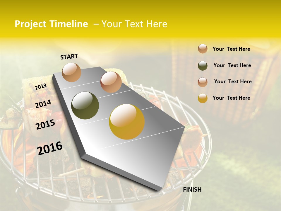 Beef Garden Cooking PowerPoint Template