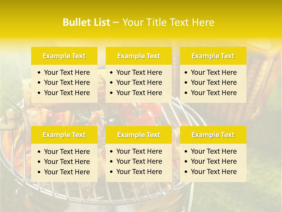 Beef Garden Cooking PowerPoint Template