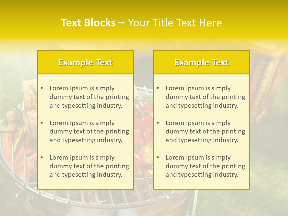 Beef Garden Cooking PowerPoint Template