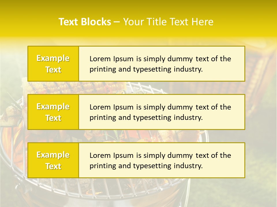 Beef Garden Cooking PowerPoint Template