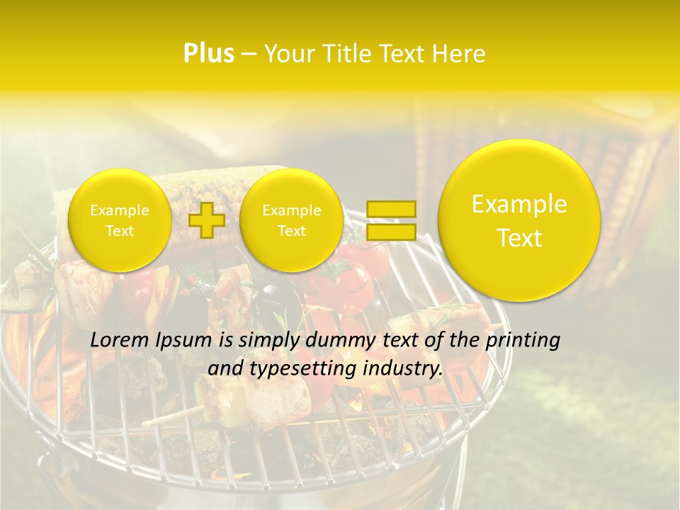 Beef Garden Cooking PowerPoint Template