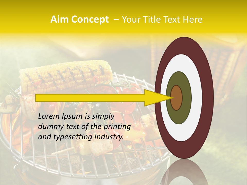 Beef Garden Cooking PowerPoint Template