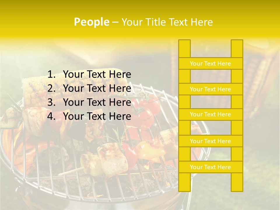 Beef Garden Cooking PowerPoint Template