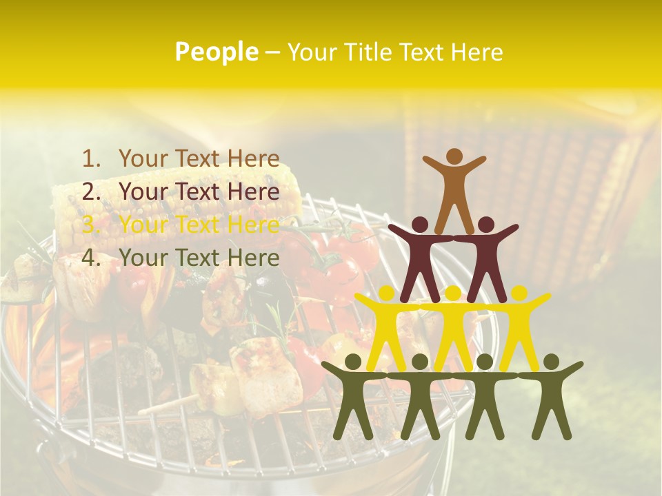 Beef Garden Cooking PowerPoint Template