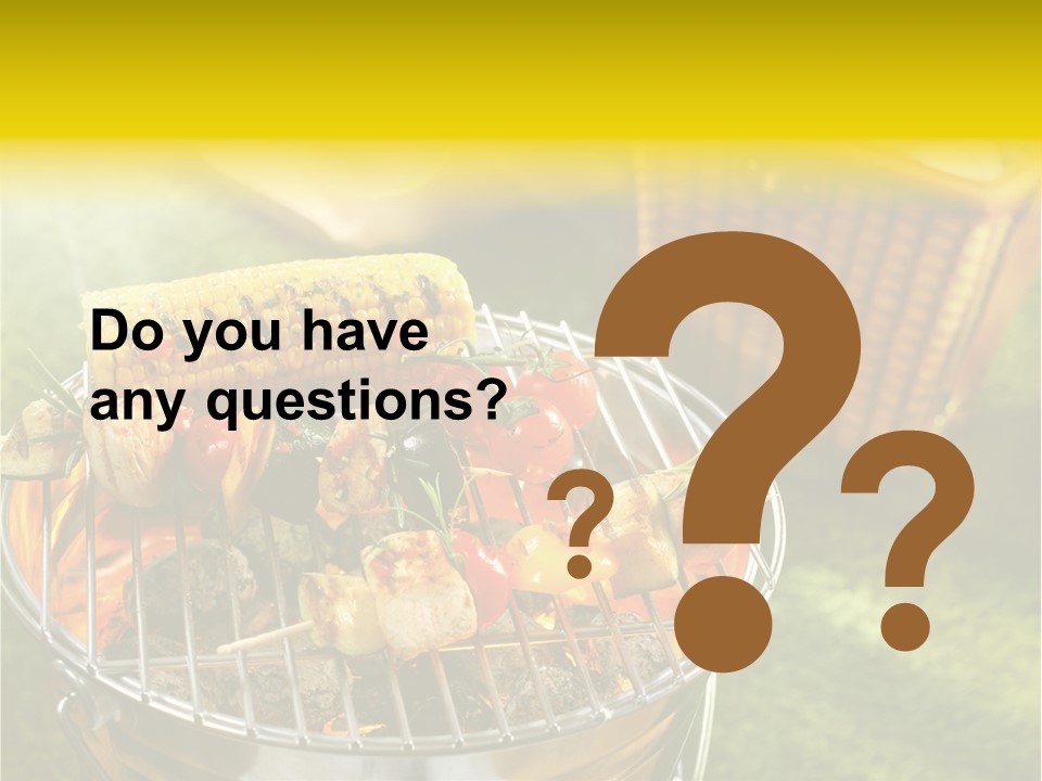 Beef Garden Cooking PowerPoint Template