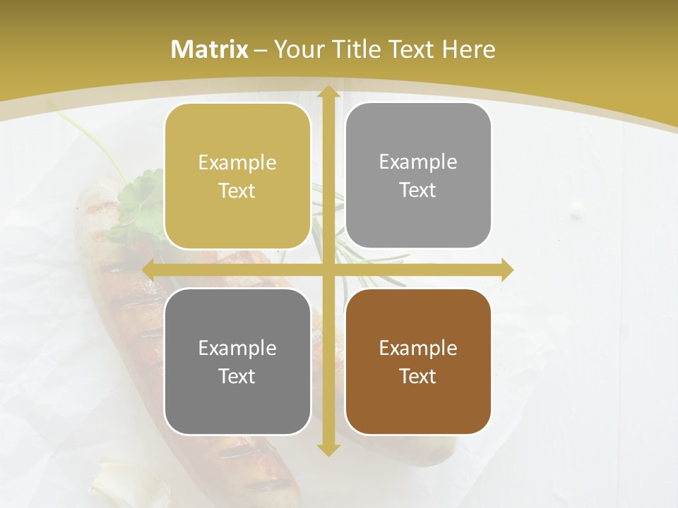 Ketchup Parsley Barbecued PowerPoint Template