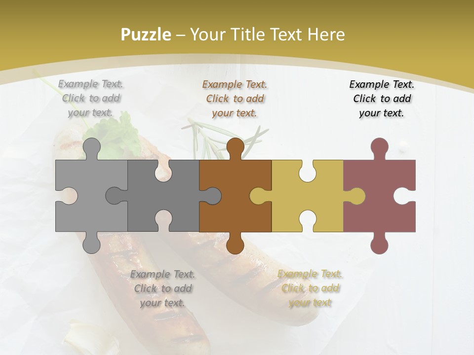 Ketchup Parsley Barbecued PowerPoint Template