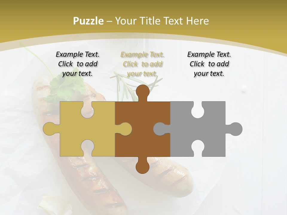 Ketchup Parsley Barbecued PowerPoint Template