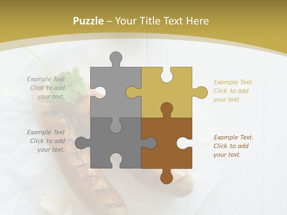 Ketchup Parsley Barbecued PowerPoint Template