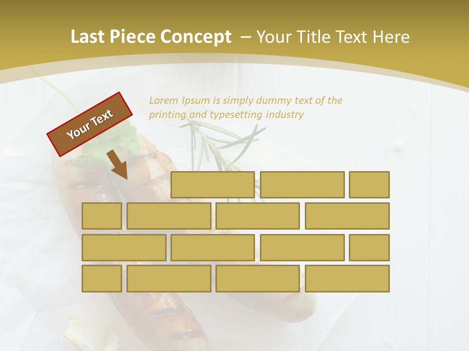 Ketchup Parsley Barbecued PowerPoint Template