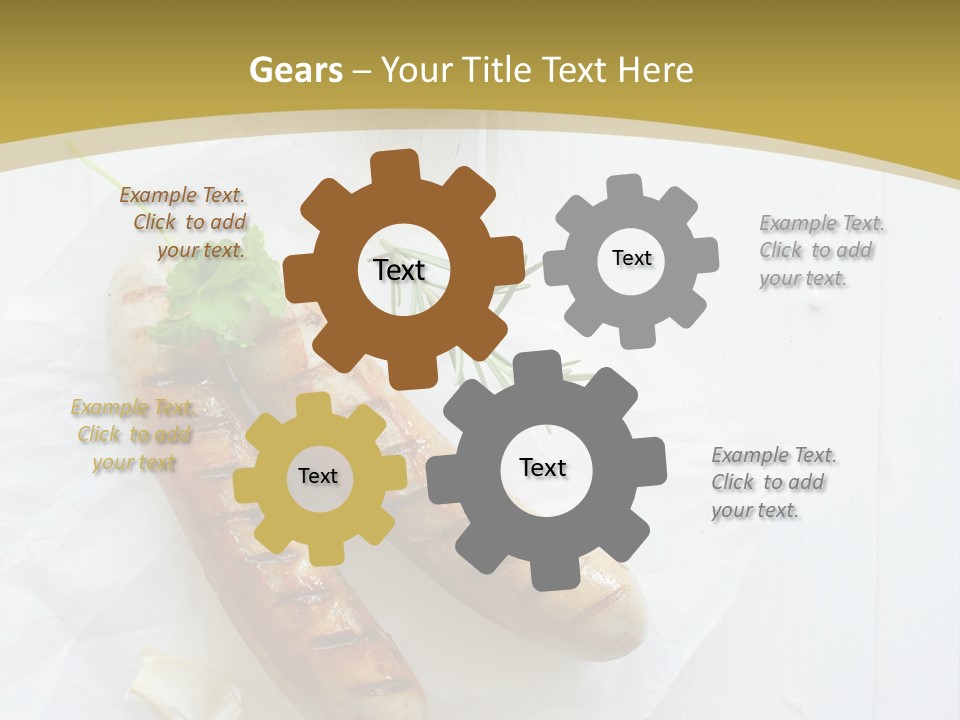 Ketchup Parsley Barbecued PowerPoint Template