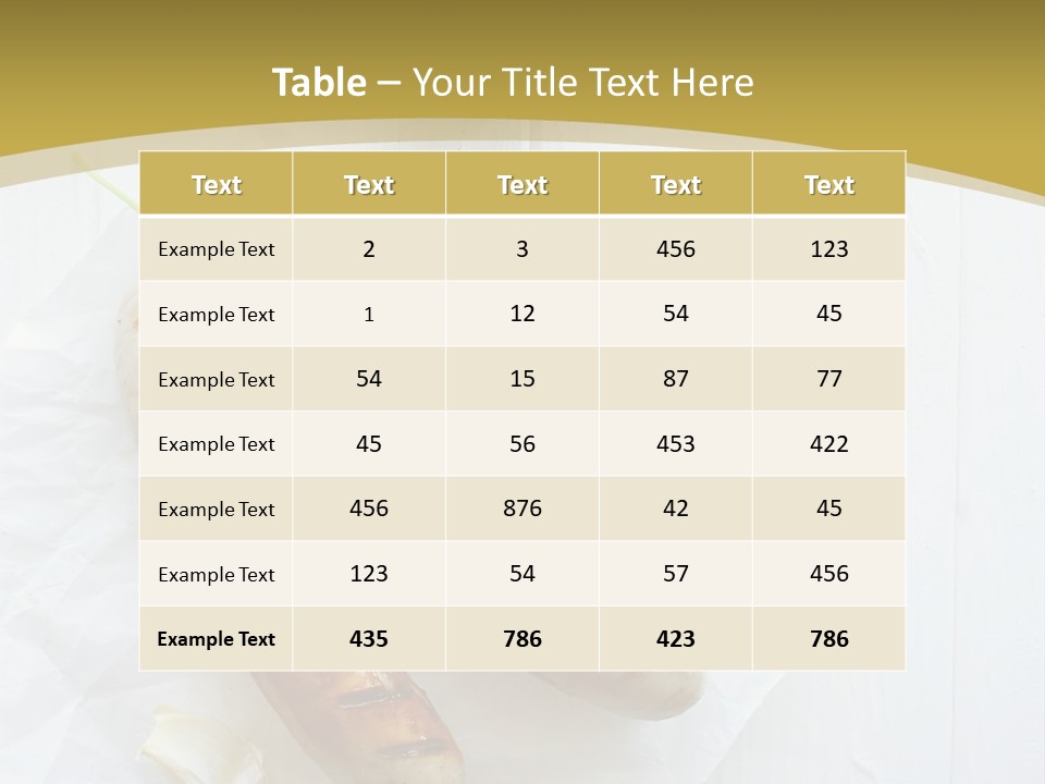 Ketchup Parsley Barbecued PowerPoint Template