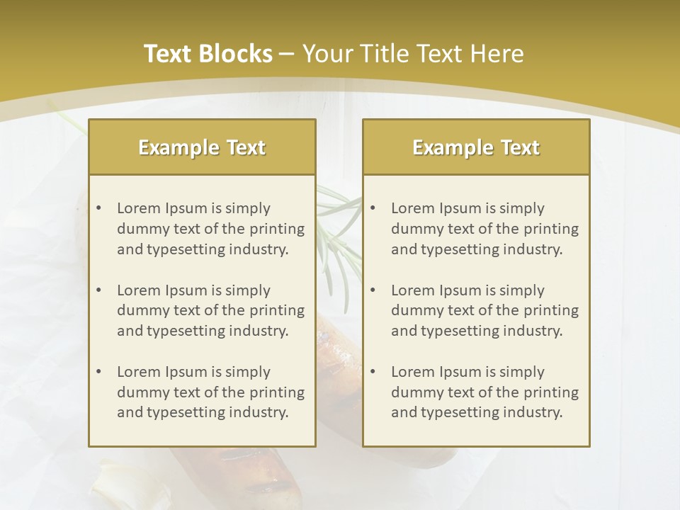 Ketchup Parsley Barbecued PowerPoint Template