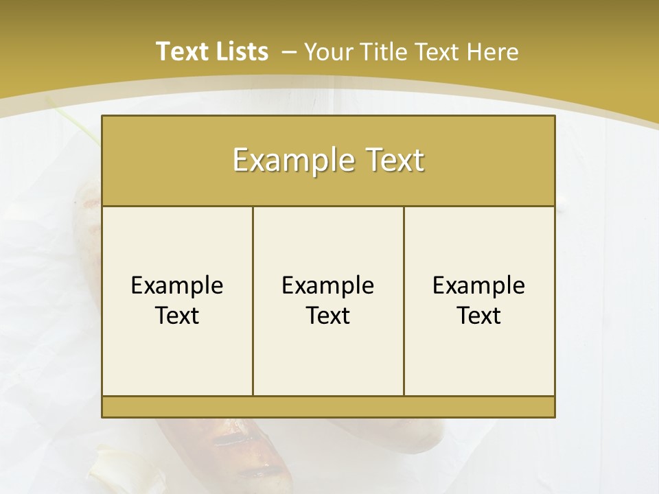 Ketchup Parsley Barbecued PowerPoint Template