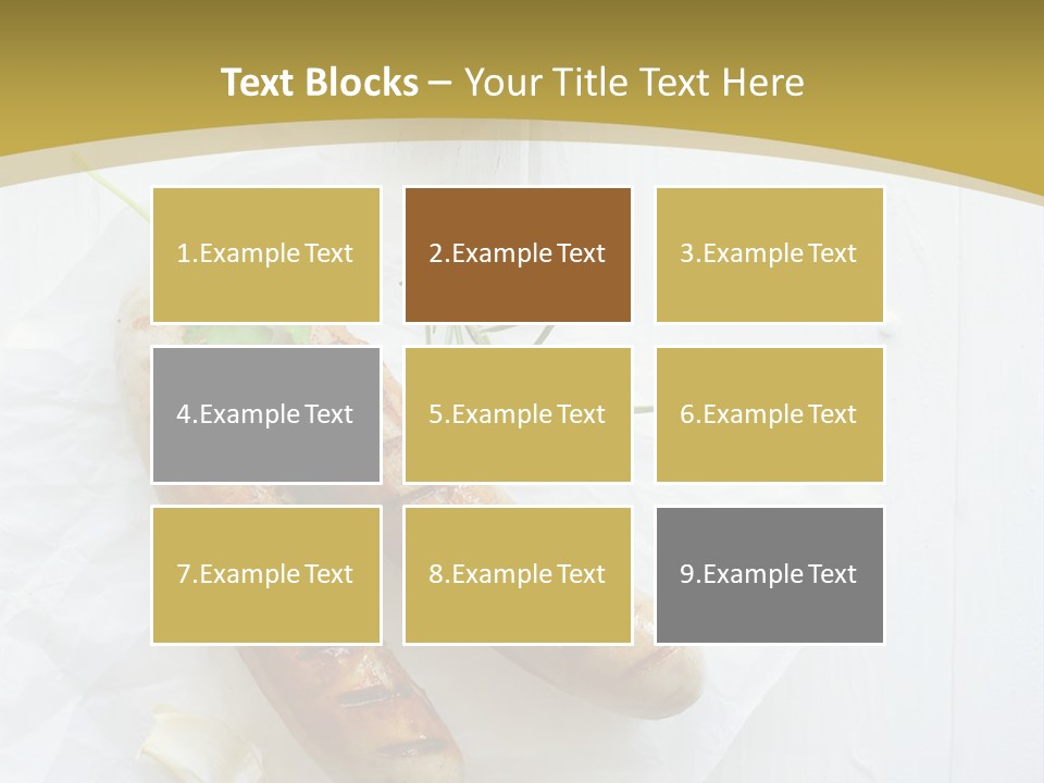 Ketchup Parsley Barbecued PowerPoint Template