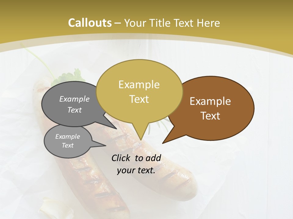 Ketchup Parsley Barbecued PowerPoint Template