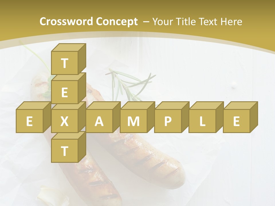 Ketchup Parsley Barbecued PowerPoint Template