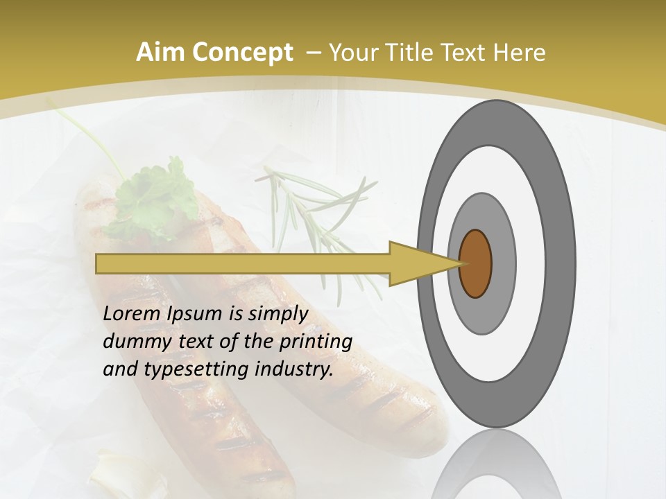 Ketchup Parsley Barbecued PowerPoint Template