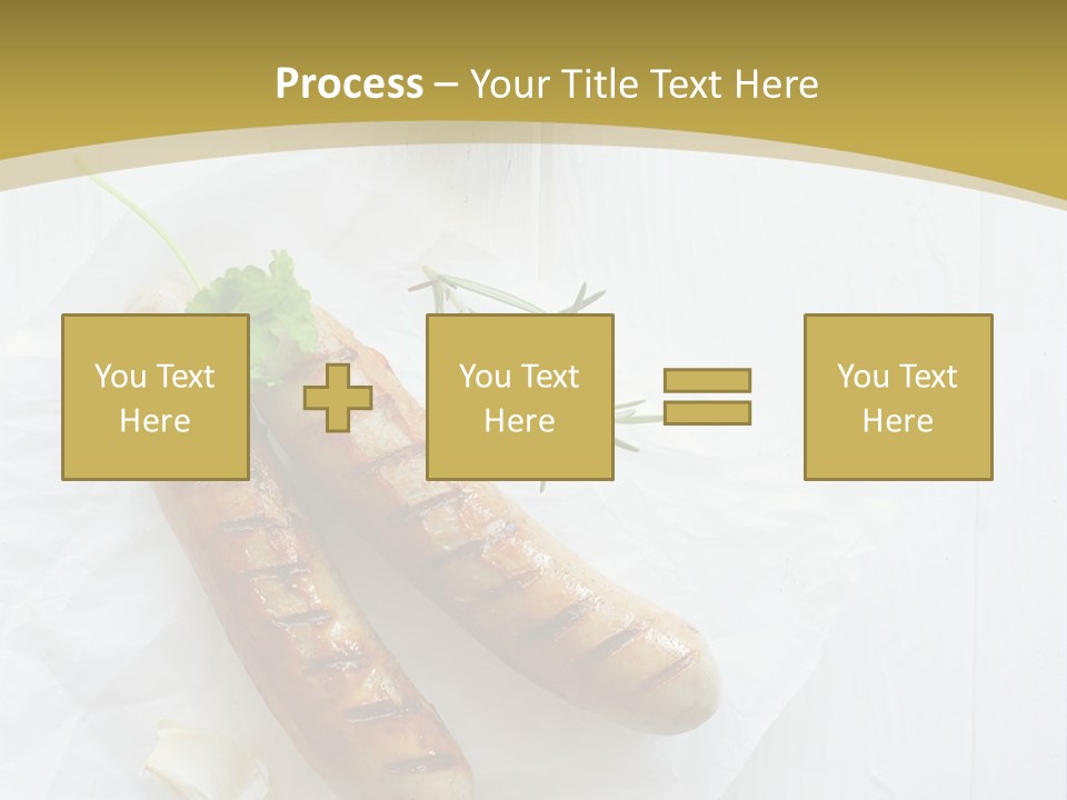 Ketchup Parsley Barbecued PowerPoint Template