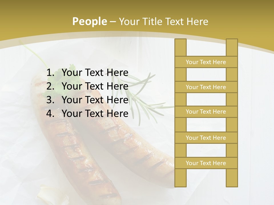 Ketchup Parsley Barbecued PowerPoint Template