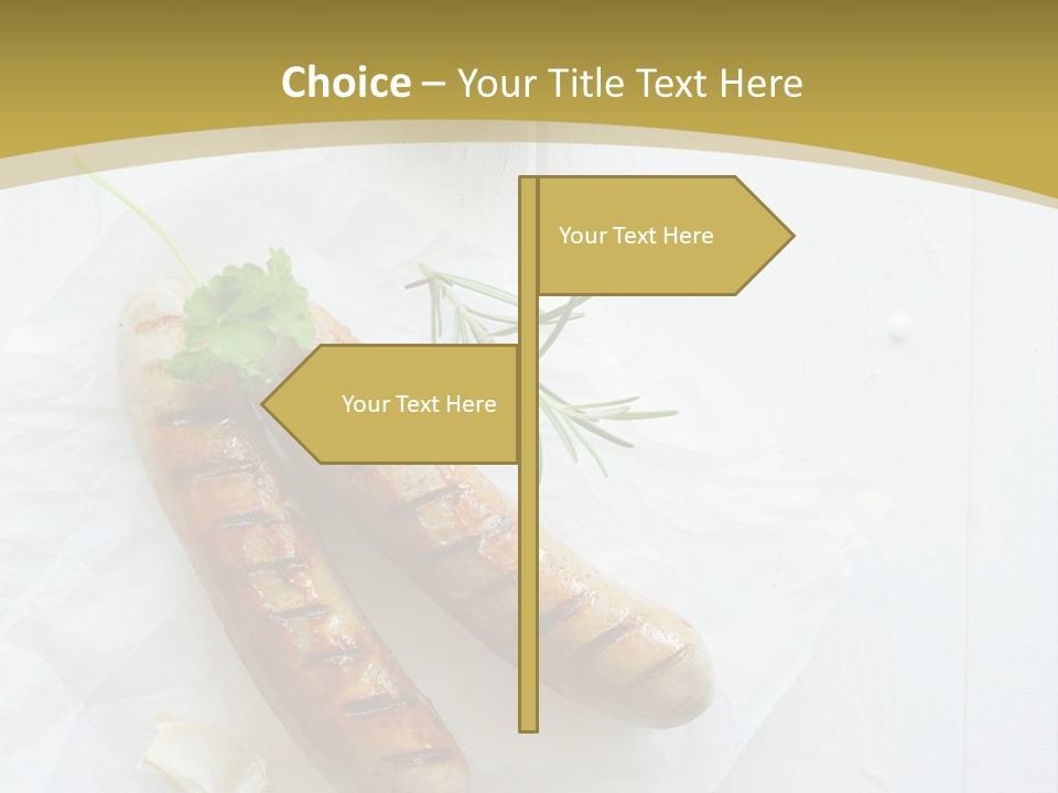Ketchup Parsley Barbecued PowerPoint Template