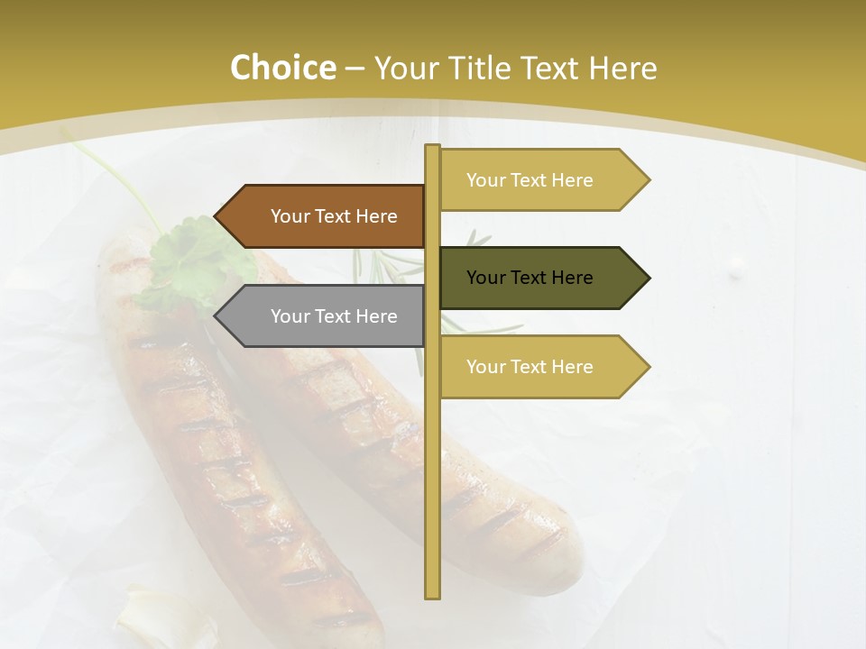 Ketchup Parsley Barbecued PowerPoint Template