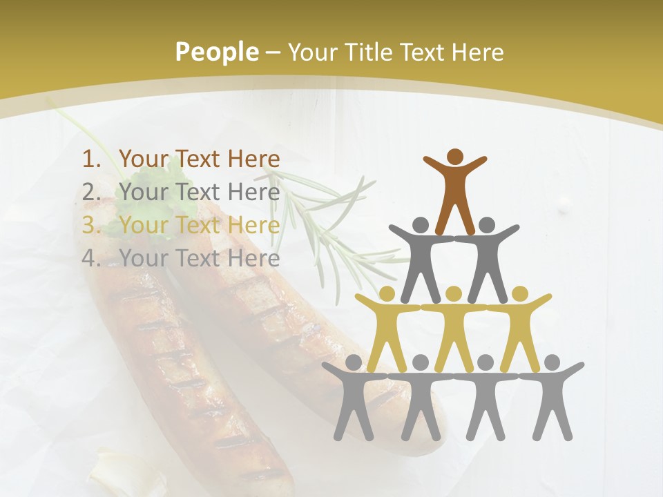 Ketchup Parsley Barbecued PowerPoint Template