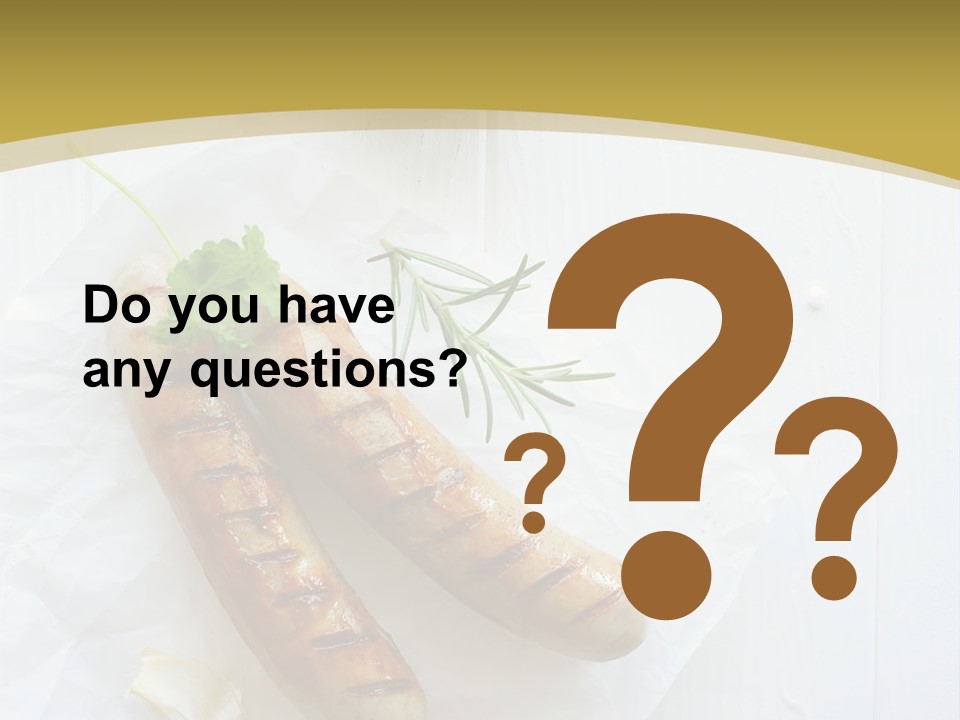 Ketchup Parsley Barbecued PowerPoint Template