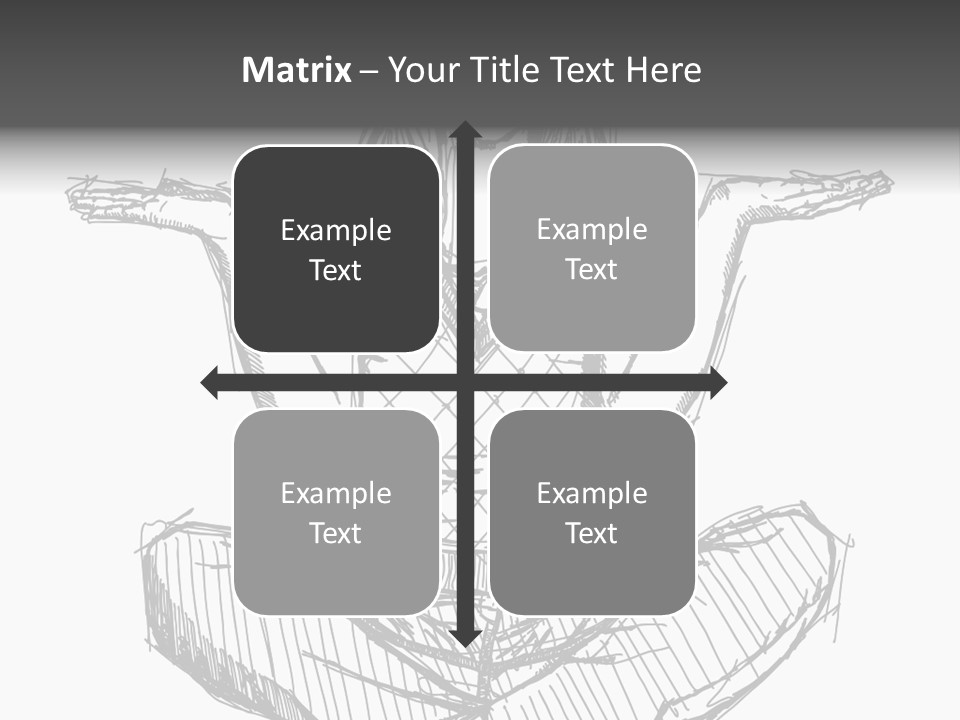 Concept Draw Female PowerPoint Template