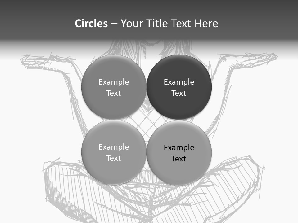 Concept Draw Female PowerPoint Template