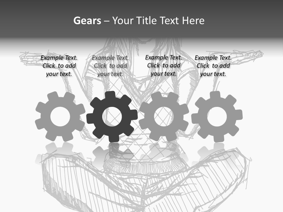 Concept Draw Female PowerPoint Template