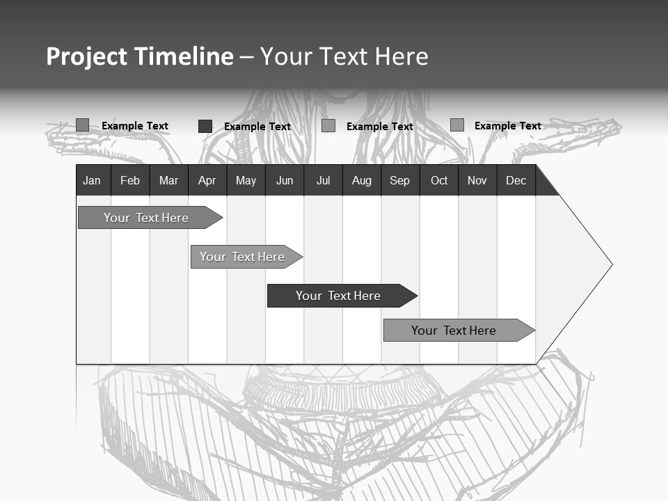 Concept Draw Female PowerPoint Template