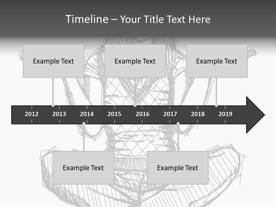 Concept Draw Female PowerPoint Template