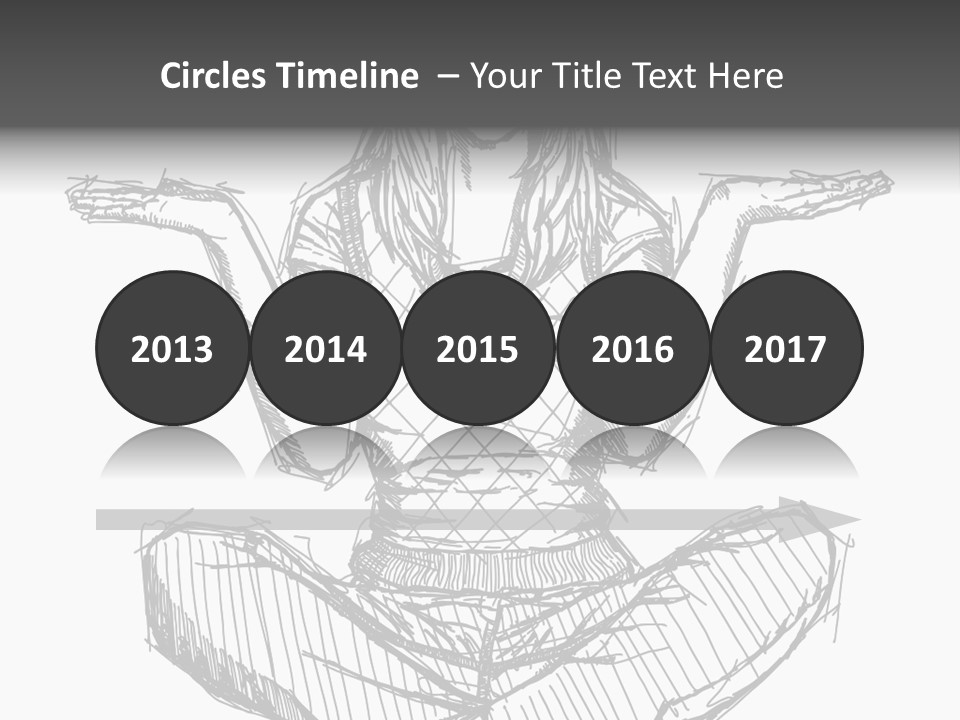 Concept Draw Female PowerPoint Template